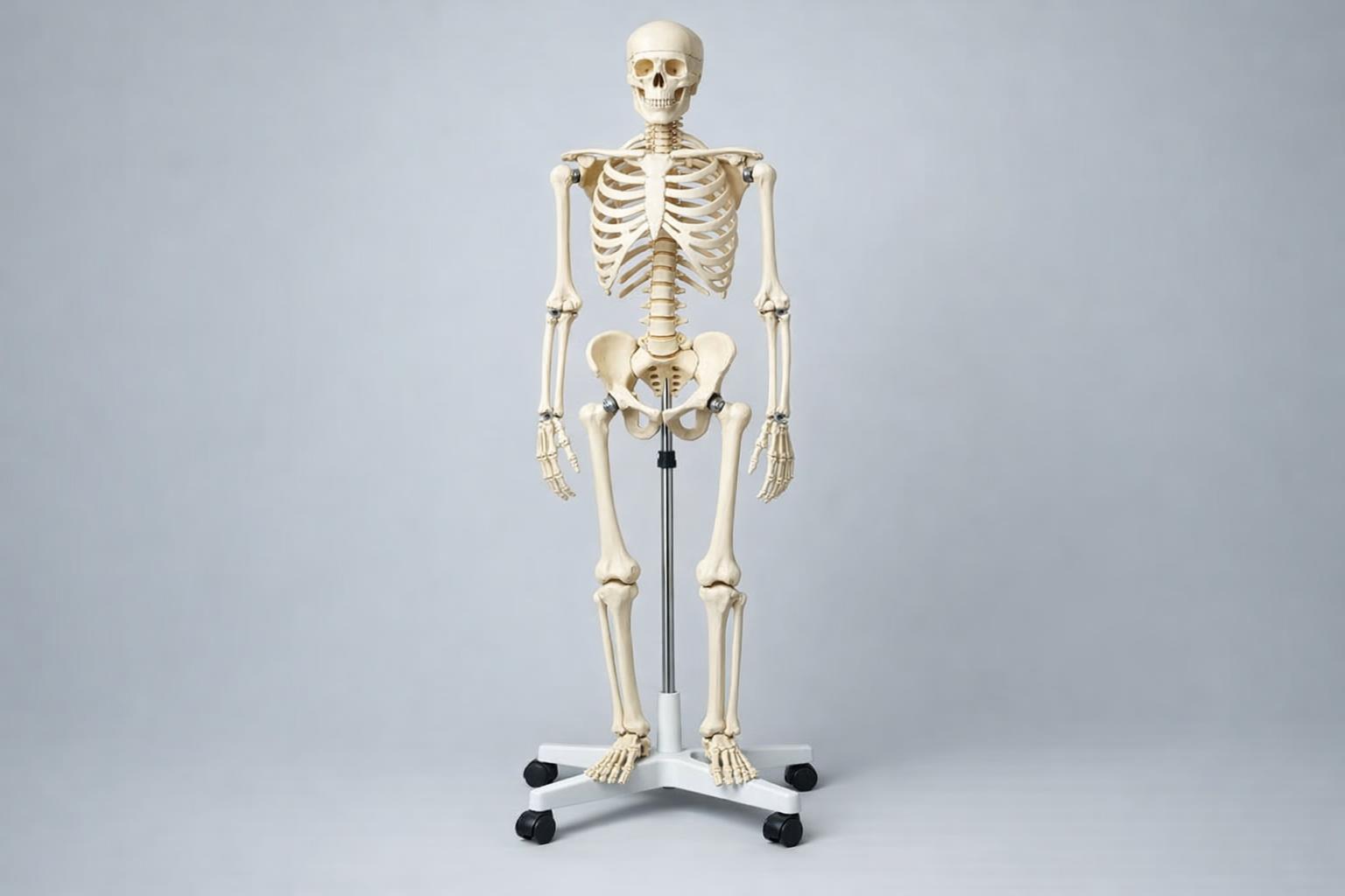 Model anatomiczny ludzkiego szkieletu z ruchomymi stawami